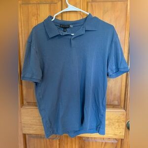 BANANA REPUBLIC MENS BLUE COLLARED SHIRT
